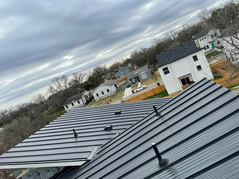 Standing seam metal roof panels with vents for Skylight Repair in Camillus